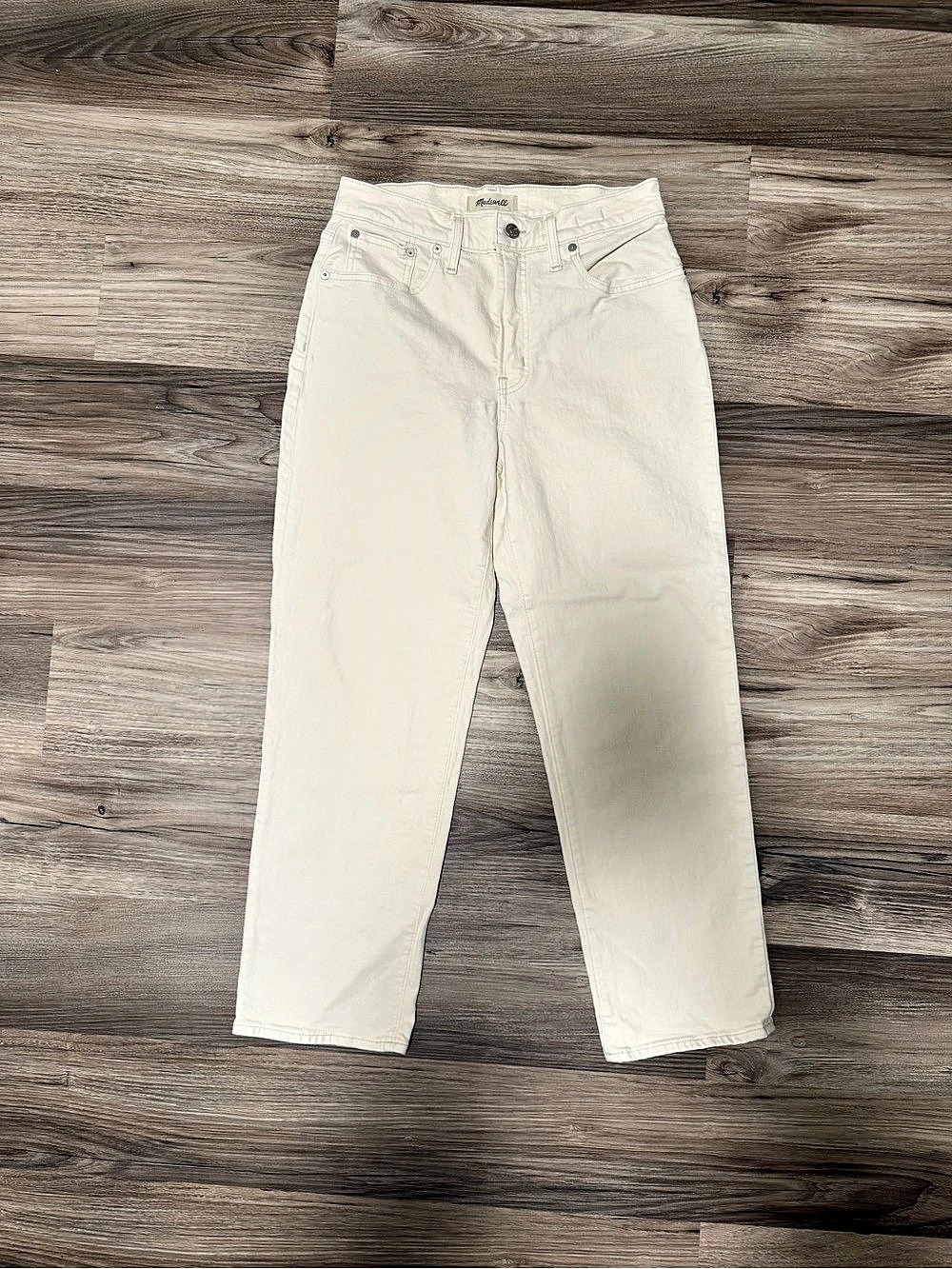 Madewell The Petite Perfect Vintage Straight Jean in Vintage Canvas Wash